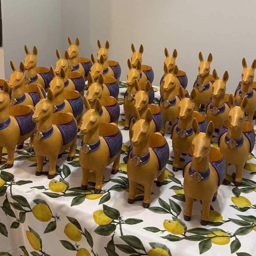 Portavasos en forma de llama impresos en 3D para COYA Marbella